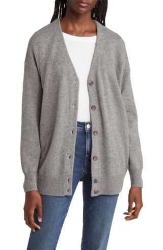 Madewell + V-Neck Relaxed Cardigan