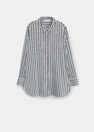 Violeta + Striped Flowy Shirt