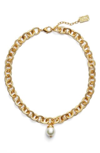 Karine Sultan + Short Imitation Pearl Collar Necklace