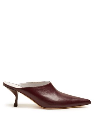 The Row + Bourgeoise Point Toe Mules