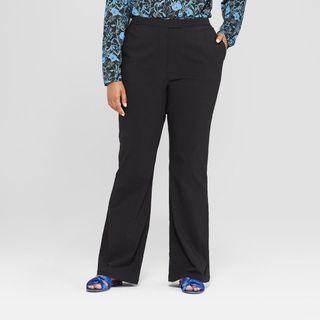 Who What Wear x Target + Plus Size Classic Bootcut Trousers