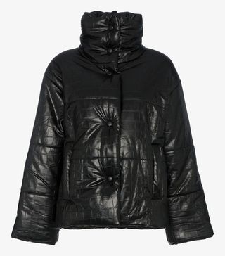 Nanushka + Hide Vegan Leather Puffer Coat