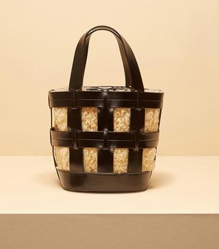 Trademark + Shearling Cooper Cage Tote