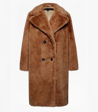French Connection + Annie Faux Shearling Coat