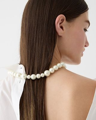 J.Crew + Pearl Ball Necklace