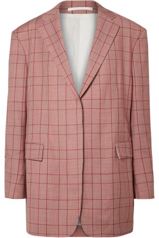 Calvin Klein 205W39NYC + Oversized Prince of Wales Checked Wool Blazer