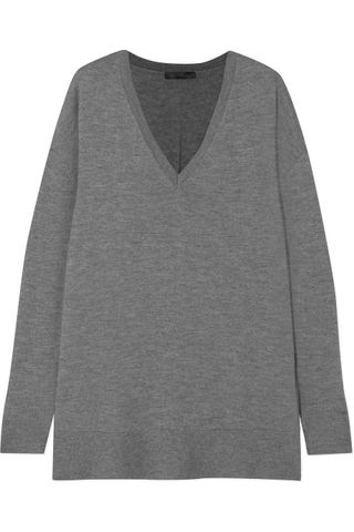 The Row + Amherst Oversized Cashmere and Silk-Blend Sweater