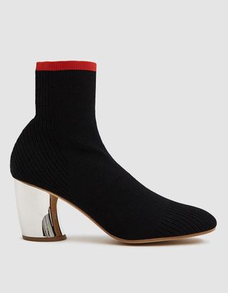 Proenza Schouler + High Heel Knit Ankle Boots