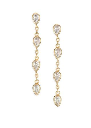 Jules Smith + Raindrop Crystal Drop Earrings