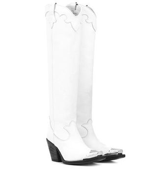 McQ Alexander McQueen + Tammy Leather Cowboy Boots