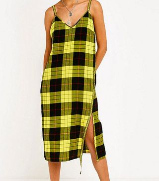 Cheap Monday + Yellow Tartan Check Dress