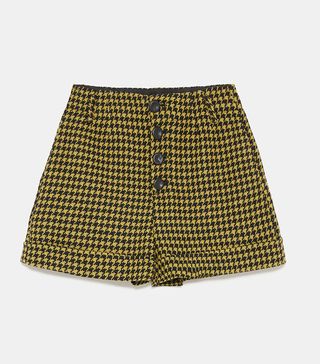 Zara + Check Bermuda Shorts