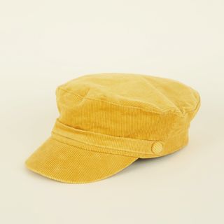 New Look + Mustard Corduroy Baker Boy Hat