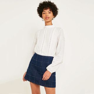 Urban Outfitters + Pintuck Blouse