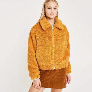 Urban Outfitters + Marigold Teddy Crop Jacket