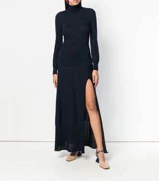 Jacquemus + Side-Slit Long Dress