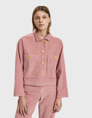 Paloma Wool + Dori Corduroy Jacket in Intense Pink