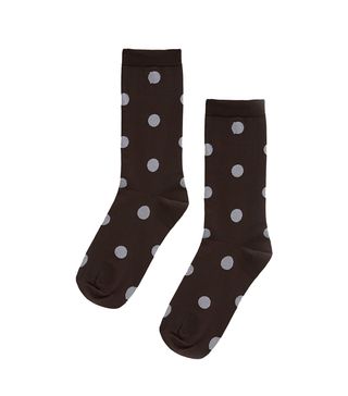 Ganni + Classon Dot Socks in Ganache