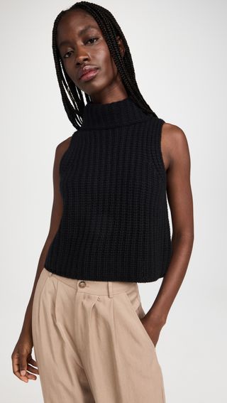 Sablyn + Saige Cropped Cashmere Sweater