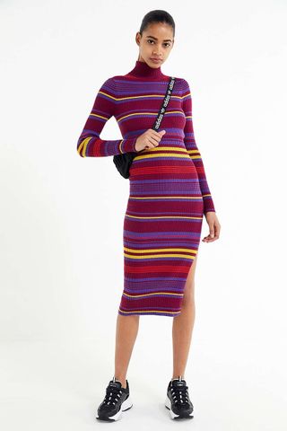 Urban Outfitters + Stella Striped Turtleneck Sweater Dress