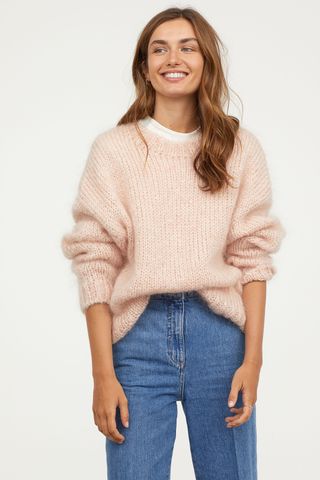 H&M + Knit Mohair-Blend Sweater