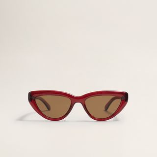 Mango + Clear Framed Sunglasses