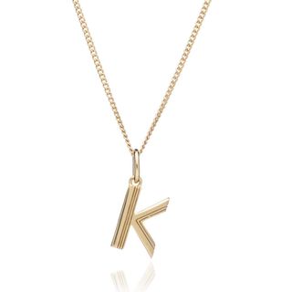 Rachel Jackson + Initial Necklace Gold