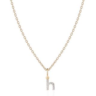 Sharon Mills London + Monogram Mini Diamond Necklace