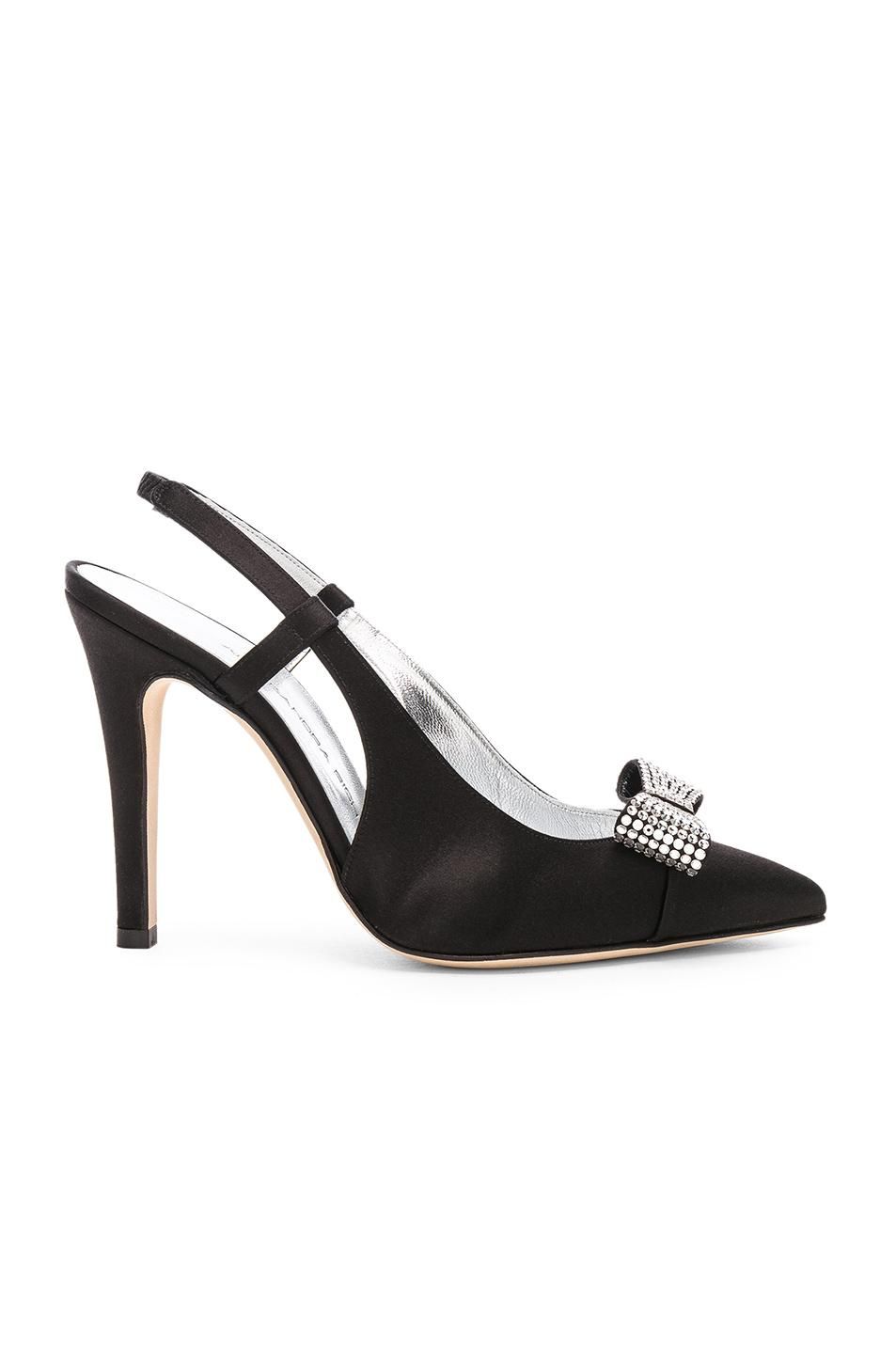 Shop Black Crystal-Embellished Heels | Who What Wear
