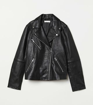 H&M + Leather Biker Jacket