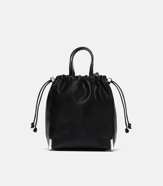 Zara + Gathered Top Bucket Bag