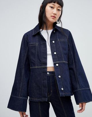 Weekday + Limited Collection Seamed Denim Coach Jacket