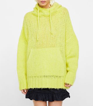 Zara + Oversized Hooded Sweater