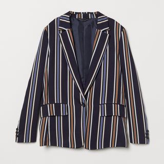 H&M + Striped Blazer