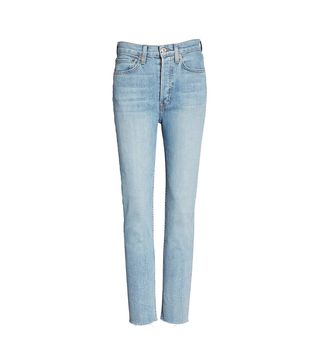 RE/DONE + High Waist Stretch Crop Jeans