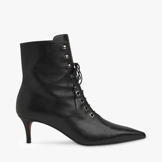 Whistles + Celeste Kitten Heel Lace Up Ankle Boots