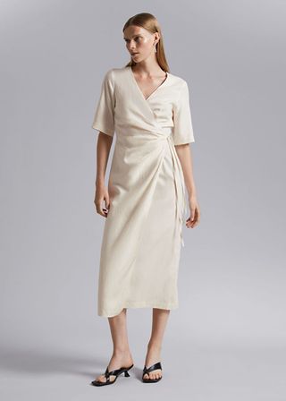 & Other Stories + Midi Wrap Dress