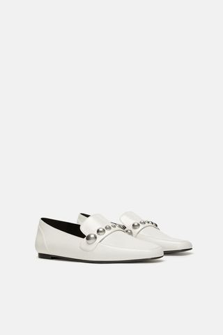 Zara + Moccasin With Detailed Vamp