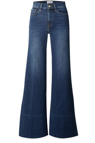 Frame + Le Palazzo High-rise Wide-leg Jeans