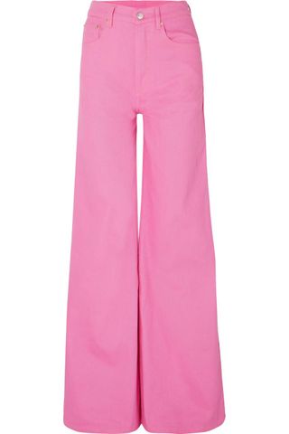 Solace London + Nora High-Rise Wide-Leg Jeans