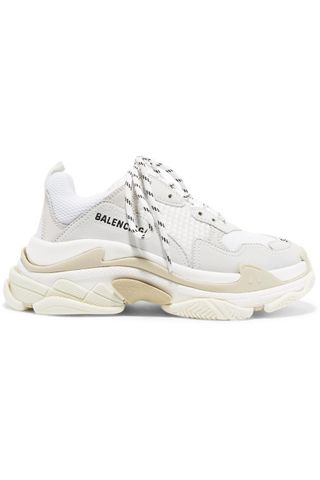 Balenciaga + Triple S Suede Sneakers