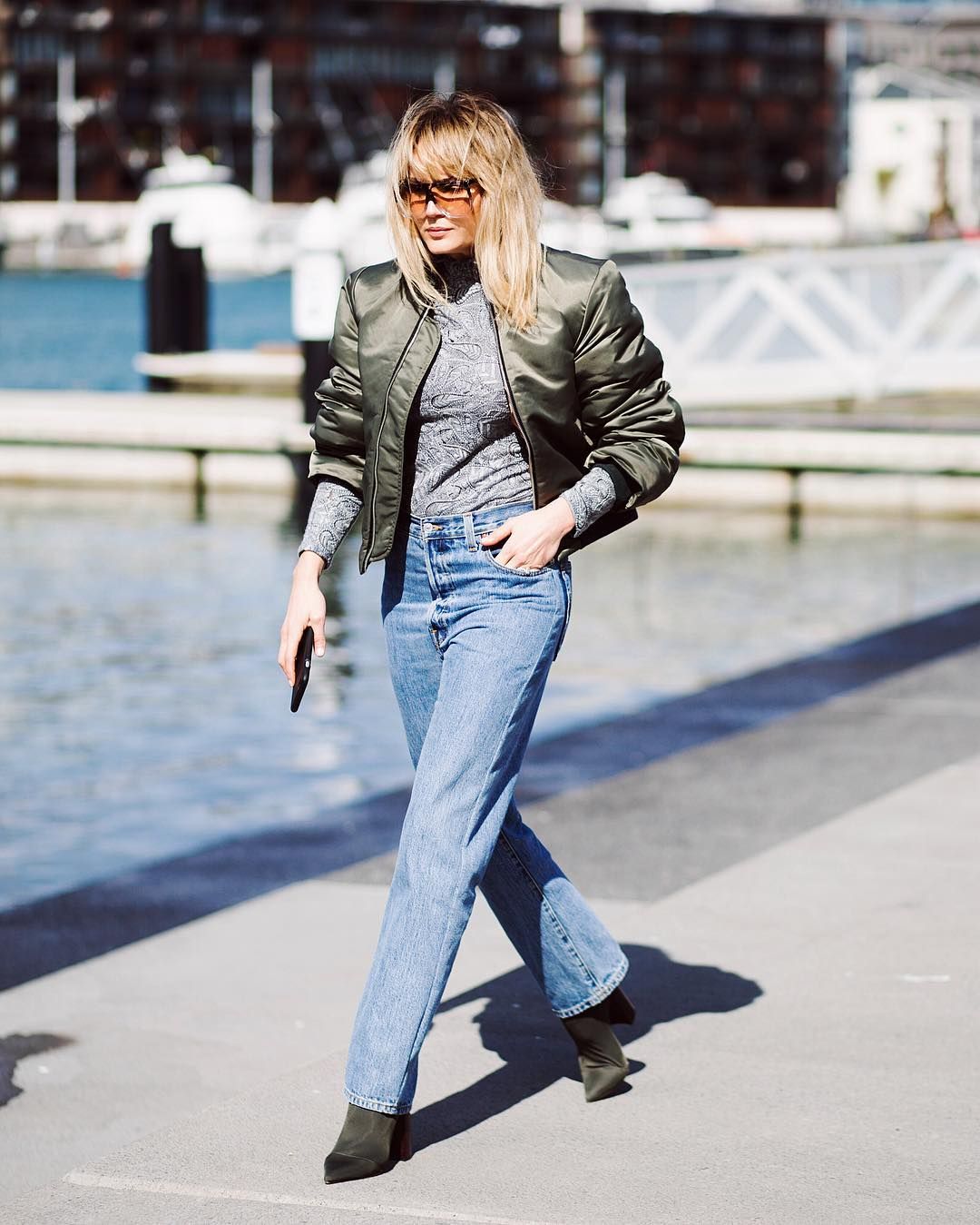 15 Outfits With Green Jackets You Can Wear Year Around | Who What Wear