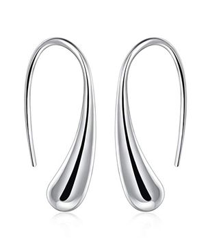 Armra + Classic Silver Thread Drop Earrings