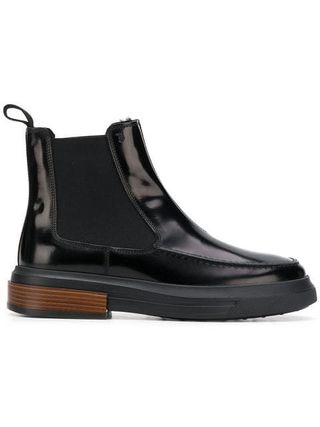 Tod's + Patent Chelsea Boots