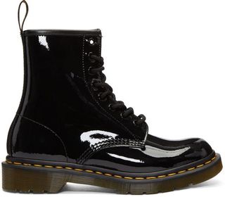 Dr. Martens + Black Patent 1460 Boots