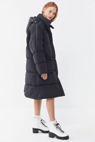 Urban Outfitters + UO Quilted Longline Puffer Coat