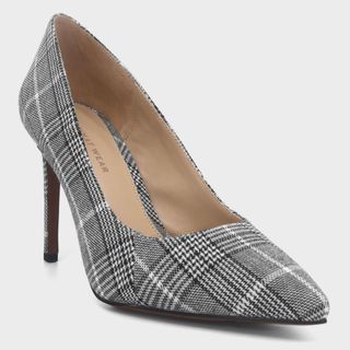 Who What Wear x Target + Ally Plaid Closed Toe Heeled Pumps