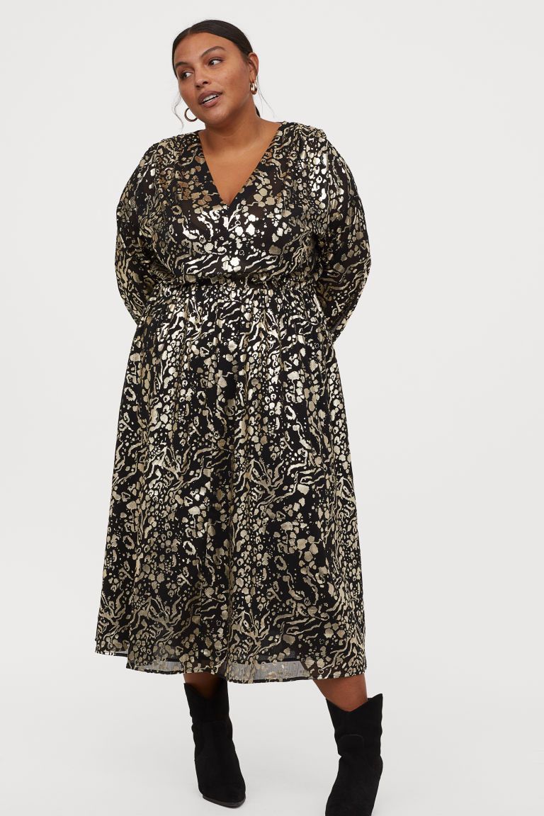 wrap dress xmas party