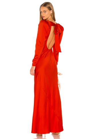 L'Academie + The Joelene Gown in Fiery Red