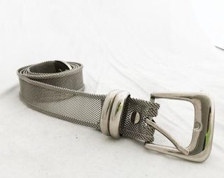 Vintage + Mesh Silver Mesh Vintage Belt